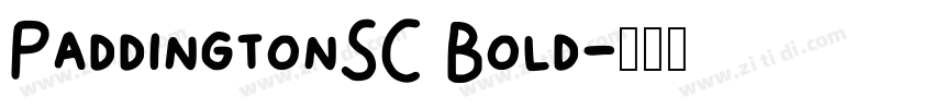 PaddingtonSC Bold字体转换 PaddingtonSC Bold字体转换